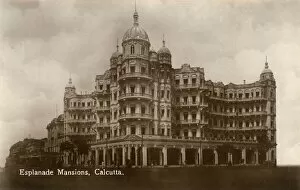 Images Dated 21st October 2016: Esplanade Mansions, Calcutta, India