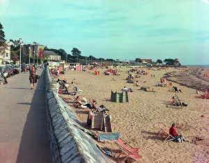 Exmouth Prints: Esplanade and sands, Exmouth