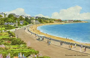 Exmouth Prints: Esplanade and Sands, Exmouth, Devon