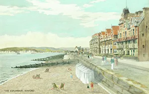 Seaford Prints: Esplanade at Seaford, East Sussex