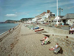 Sidmouth Prints: The esplanade, Sidmouth