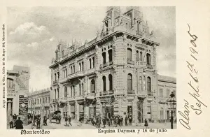 Uruguayan Prints: Esquina Dayman y 18 de Julio - Montevideo, Uruguay
