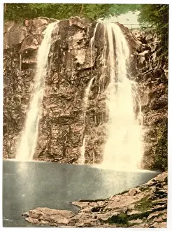 Glenariff Prints: Ess-na-Crub Fall. Glenariff. County Antrim, Ireland