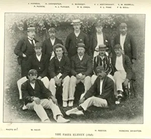Boater Prints: Essex Cricket Team, 1898