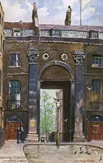 Watergate Prints: Essex Street, The Strand (formerly a Watergate) - London
