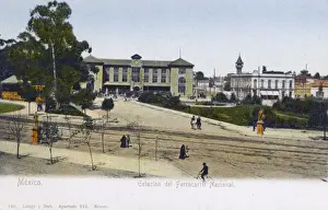 Estacion Prints: Estacion Colonia Railway Station - Mexico City, Mexico