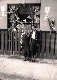 Esther Bruce & neighbour celebrating the Coronation