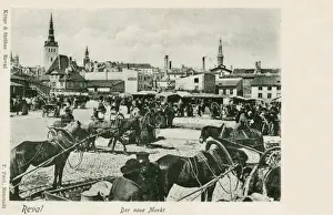 Market Place Prints: Estonia - Tallinn (Reval)