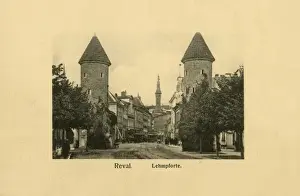 Estonia Prints: Estonia - Tallinn (Reval) - Viru Gate