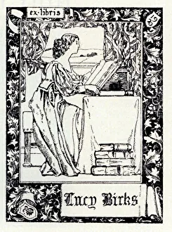 Etched Bookplate Design