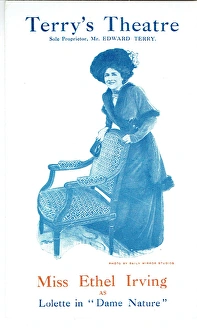 Ethel Irving as Lolette in Dame Nature by Frederick Fenn Ethel Irving as Lolette in Dame Nature by Frederick Fenn