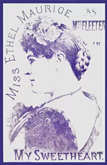 Ethel Maurice as Mrs Fleeter in My Sweetheart, Sangers Amphitheatre, London