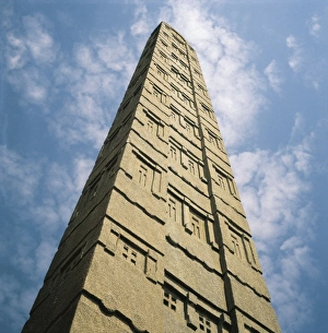 Abyssinian Gallery: ETHIOPIA. Axum. Monolithic Stele (1st c.)