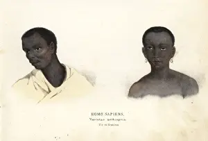 Bildersaal Prints: Ethiopian man and woman
