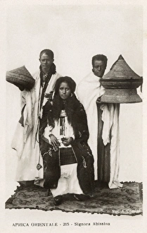 Abyssinia Gallery: Ethiopian Noblewoman with two attendants