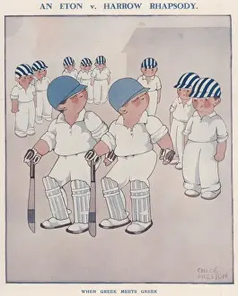 Rhapsody Prints: An Eton v. Harrow Rhapsody - When Greek meets Greek by Chloe