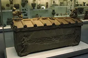 Sphinx Prints: Etruscan stone sarcophagus of Bomarzo