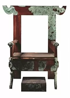 Italians Collection: Etruscan throne. 8th c.-3rd c. BC. Etruscan art