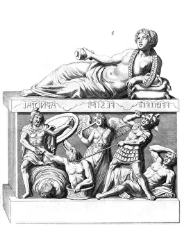 Ornamented Prints: ETRUSCAN TOMB (1)