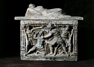 Abruzzi Gallery: Etruscan urn.. Terracotta