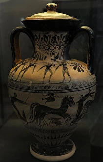 Etruria Gallery: Etruscan vase (amphora), 525-490 B.C. Ny Carlsberg Glyptotek