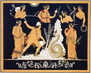 Pictures Now Gallery: Etruscan Vase painting Date: 1810