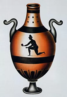 Pictures Now Gallery: Etruscan Vase Painting Date: 1845