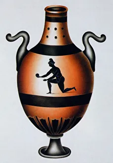Pictures Now Gallery: Etruscan Vase Painting Date: 1845