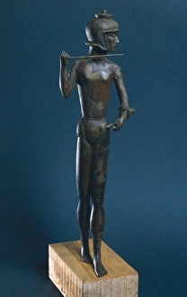 Masculine Collection: Etruscan warrior. 4th c. BC. Etruscan art. Sculpture