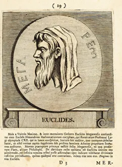 Gods And Heroes Prints: Euclid of Megara, Greek Socratic philosopher