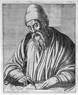 Flourished Prints: Euclid / Thevet / 1584
