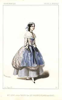 Eugenie Prints: Eugenie Doche as Fanchon in Les Chansons Populaires