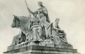 Europe Detail Of The Albert Memorial London Postcard