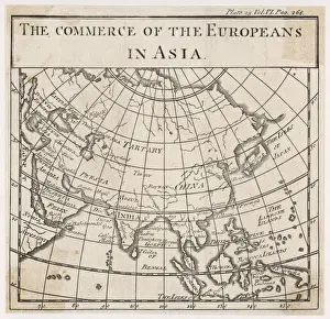 Extent Prints: Europe Trade W. Asia Map