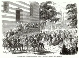Commission Prints: The European commission, protesting to the Turkish government against the massacres of Maronite Christians