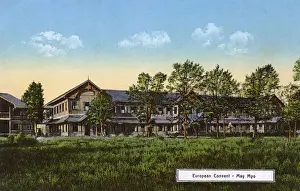 Convent Prints: European convent, Maymyo, Burma
