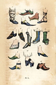 European shoes, slippers and boots