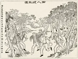 Flee Prints: Europeans Boxer Panic