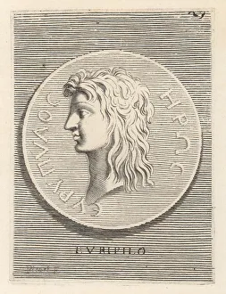Etienne Picart Prints: Eurypylus of Thessaly, leader of the Thessalians in the Trojan W