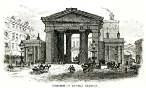Portico Prints: Euston Arch, Euston Station, London