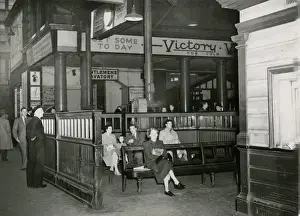 Cafe Prints: Euston Station 1950