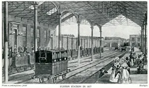 Images Dated 10th July 2019: Euston Station, London 1837