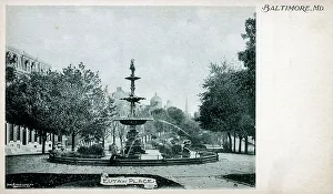 Eutaw Place, Baltimore, Maryland, USA
