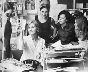 Dreyfus Collection: Eva Marie Saint visits the London Life office