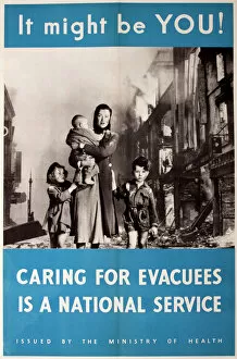 Ministry Gallery: Evacuation as a National Service - Poster