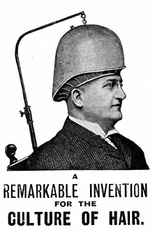 Evans Vacuum Cap advertisement, 1906