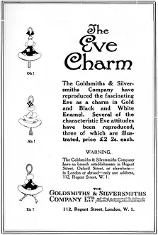 Goldsmiths Prints: The Eve charm, WW1 advertisement