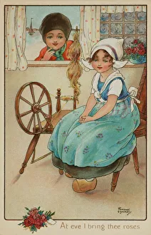 Images Dated 2nd April 2008: At Eve I Bring Thee Roses by Florence Hardy