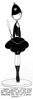 Shocking Prints: Eve as a police woman, WW1
