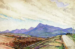 Sevenoaks Prints: Evening over the Arran Peaks, Isle of Arran, Scotland